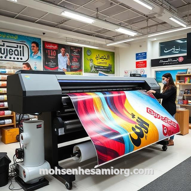 خرید دستگاه چاپ بنر فروشگاهی در تهران تحویل سریع و فوری